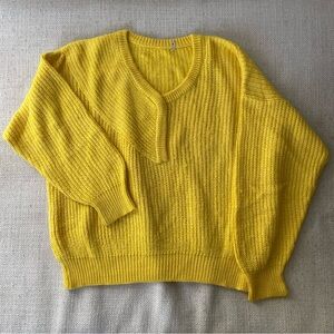 VTG Yellow Knit Sweater